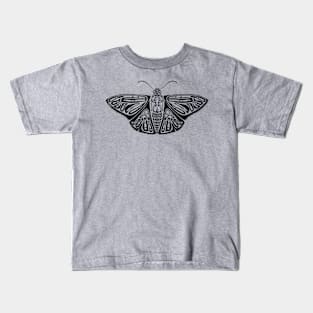 Moth Binesi odikom ᐱᓀᓯ -ᐅᑎᑯᒻ WAWEZHI CANADA Kids T-Shirt